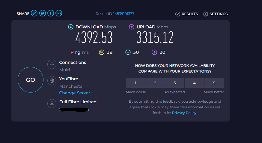 Testing 5Gbps residential FTTP with Fibre Heroes - FTTP Pro